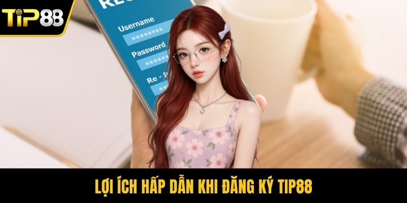 Lợi ích hấp dẫn khi đăng ký Tip88